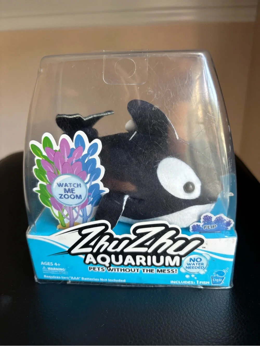 Zhu zhu Aquarium Interactive Plush Fish - Black